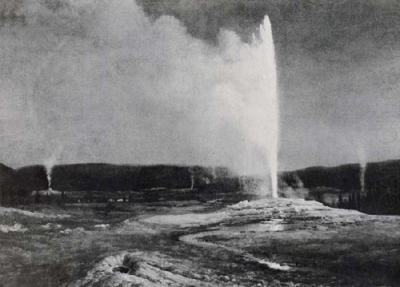 Geysers inj Yellowstone, Bierstadt Albert